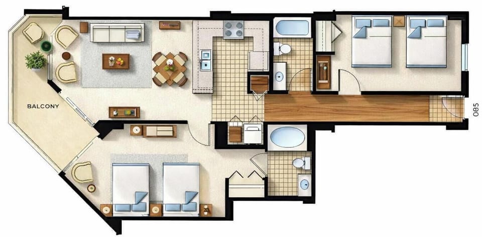 Condo lay out