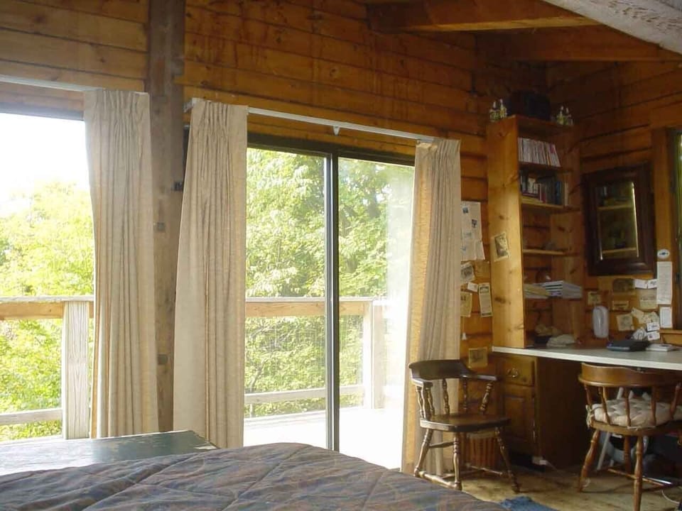Master bedroom looking Southwest (upper level