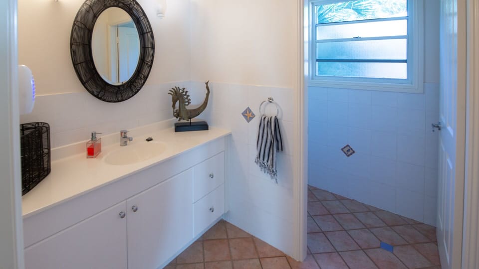 Downstairs powder room