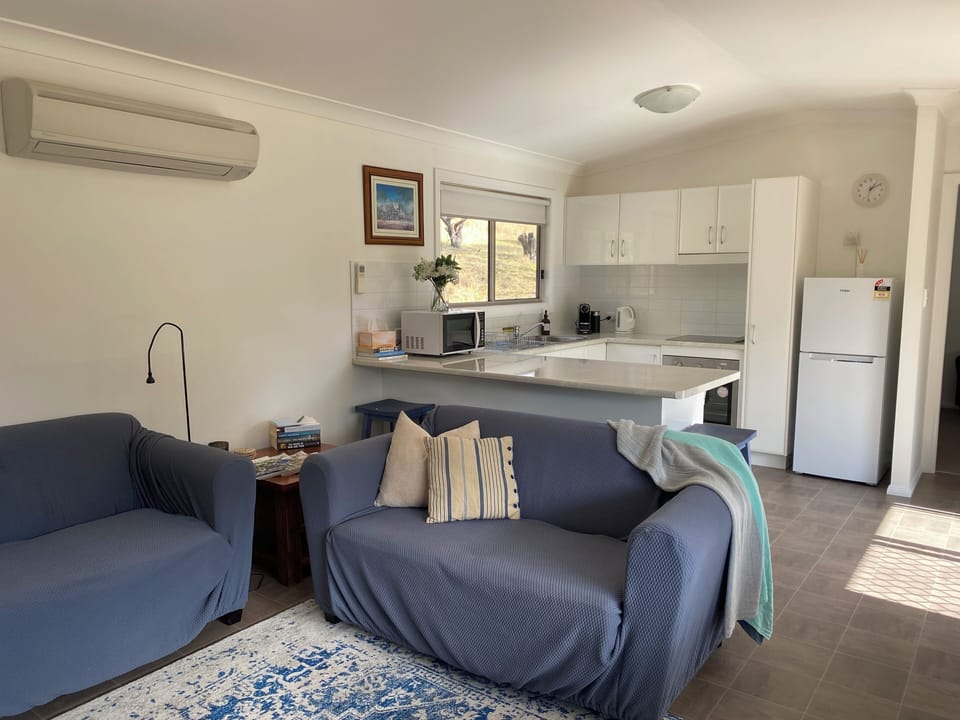 Living and kitchen area