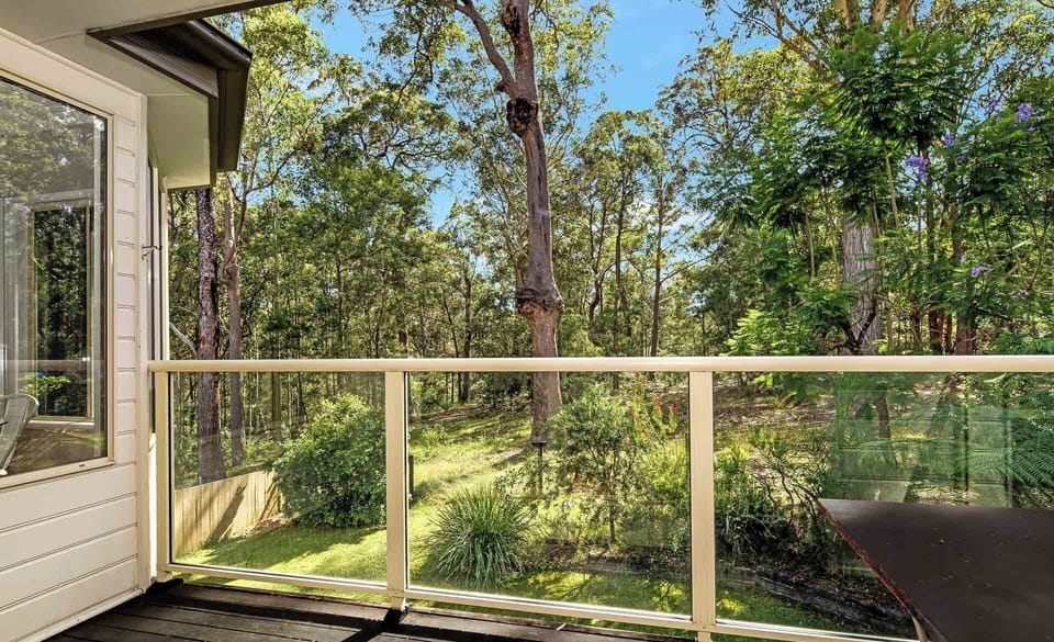 Deck off the family room.