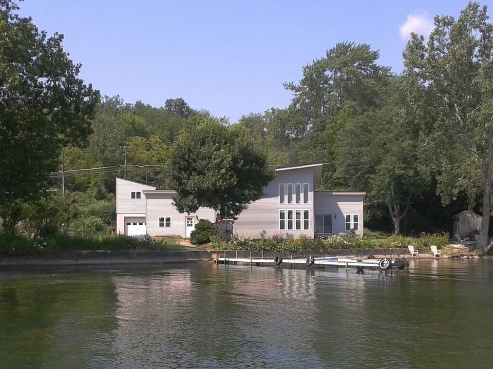 View from the lake