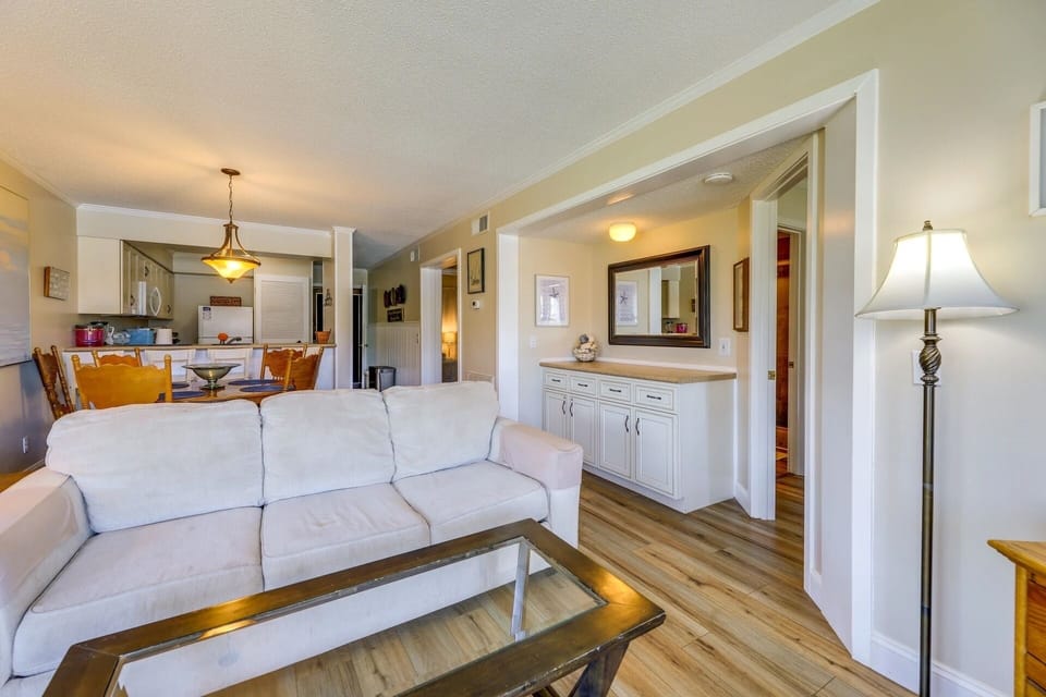 Full view of living area
