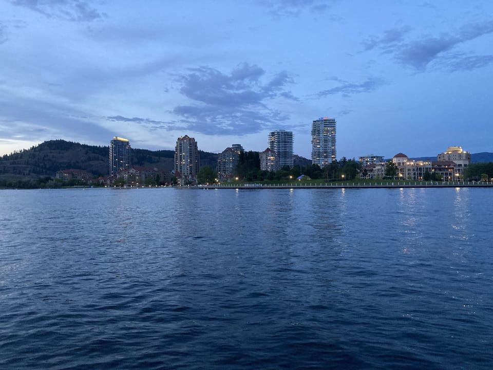 Condo   building is second highrise from left-unit is on left side of building