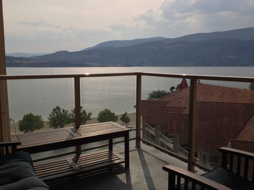 West view from west balcony in afternoon sun