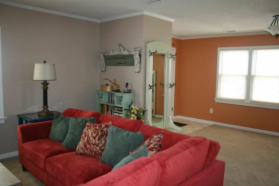 another view of living room.  