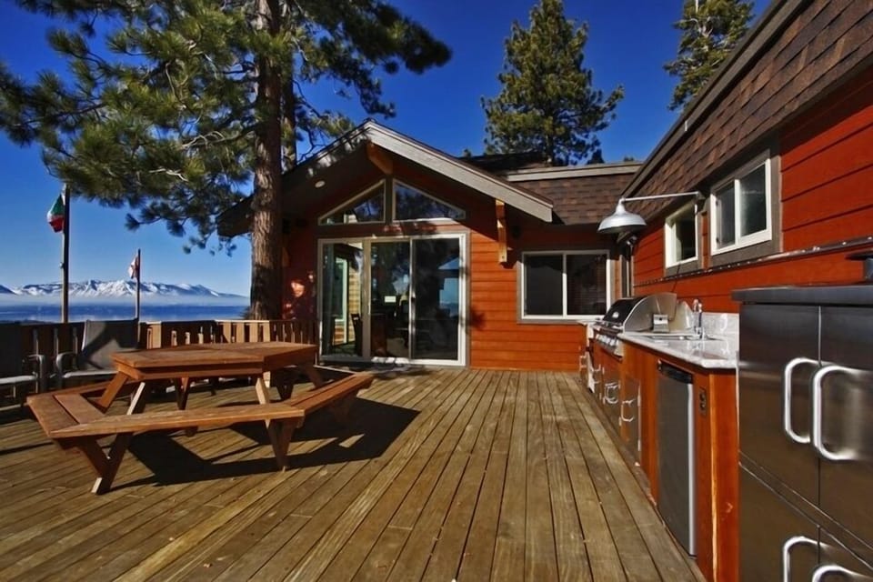 Extra Large Decks with Gourmet Outdoor Kitchen!