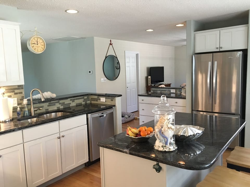 New stainless appliances.