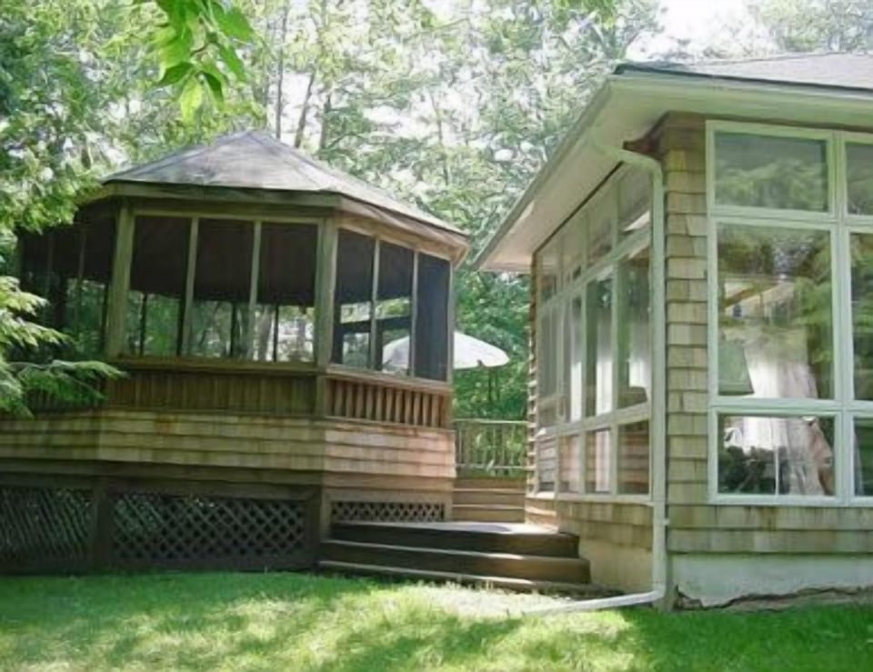 Screened In Gazebo and Deck