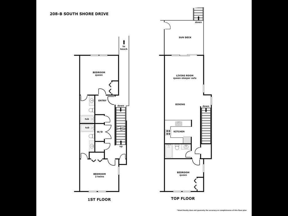 Yawl Come South Floor Plan
