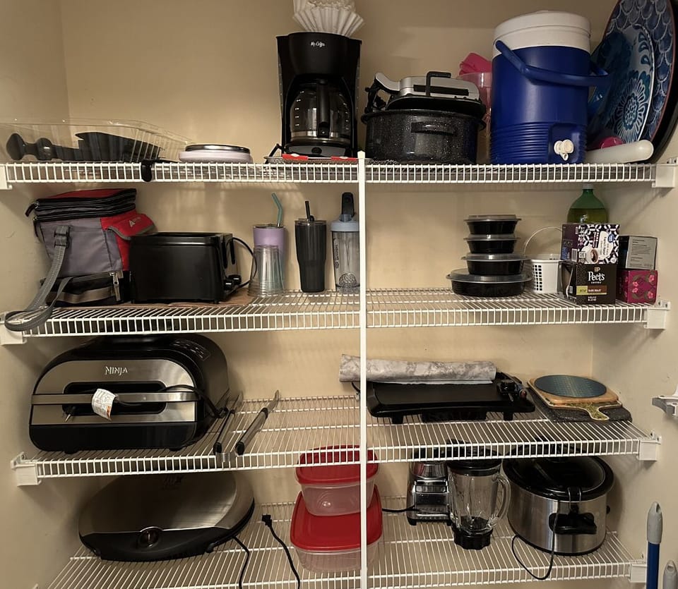 Fully stocked pantry