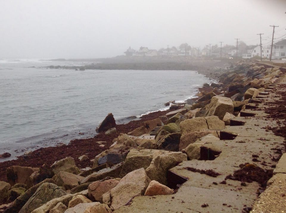 The fog descends, but the view is captivating.
