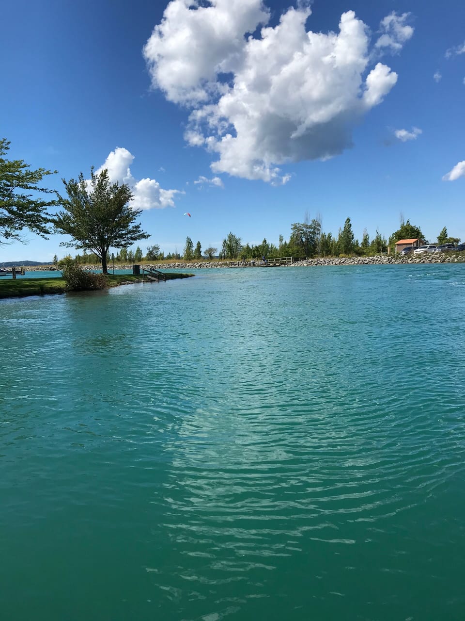 View from fishing dam