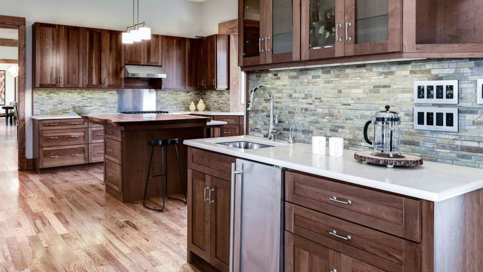 Wet bar for entertaining