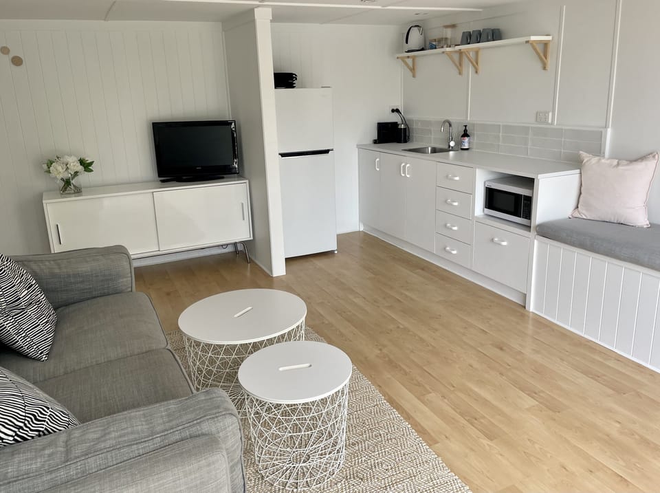The downstairs living and kitchenette means it can be self contained.