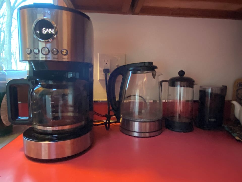 cuisinart coffee makers, electric tea kettle, press pot coffee maker, etc.