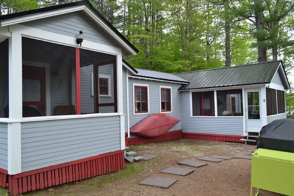 Front view of the cottage