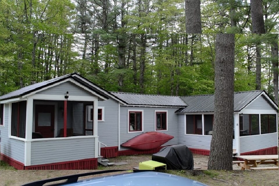 Front view of cottage