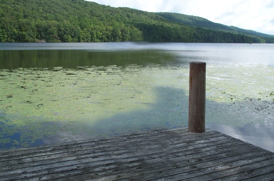 Your own private dock with beautiful open water