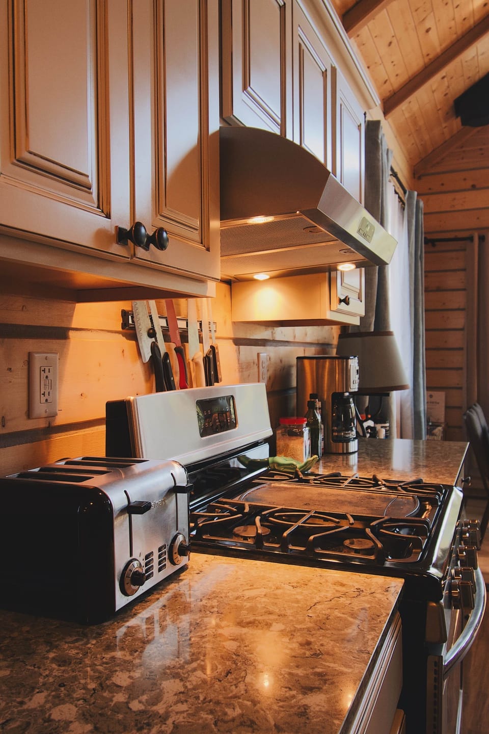 Toaster, full size propane stove/oven