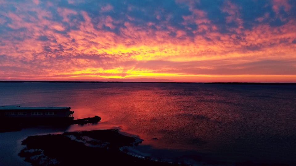 beautiful sunset views from your private balcony