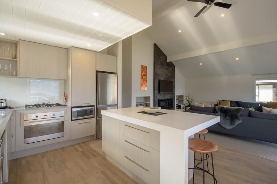 kitchen and living rooms
