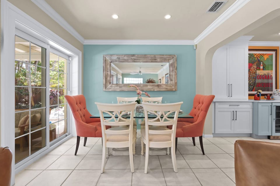 Indoor dining area
