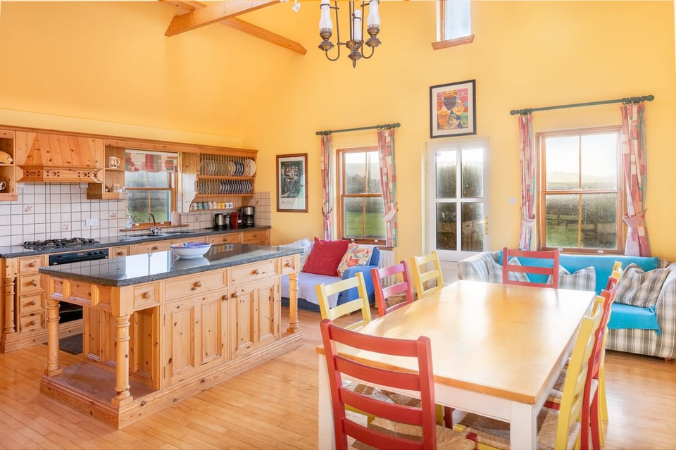 Warm spacious kitchen