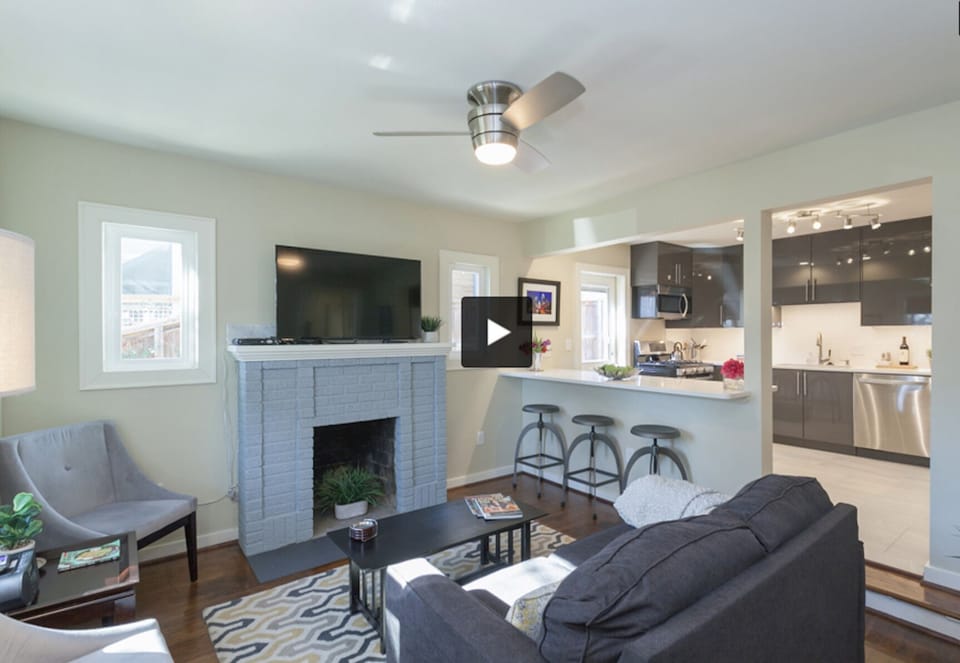 Living Room and Kitchen
