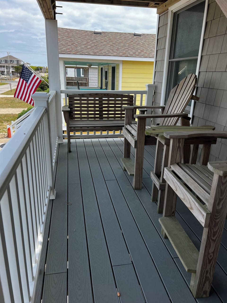 Main level deck area.