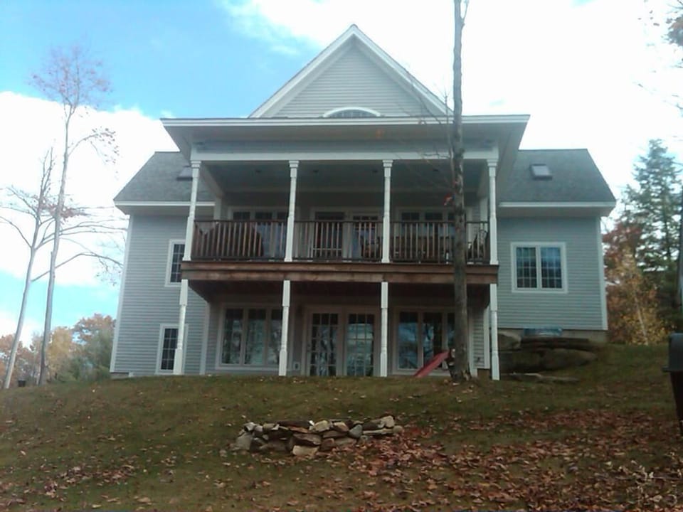 Rear of home