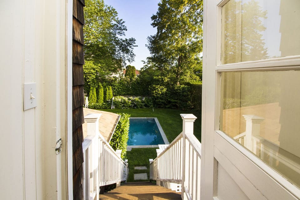 Outdoor Stairway to Master Bedroom