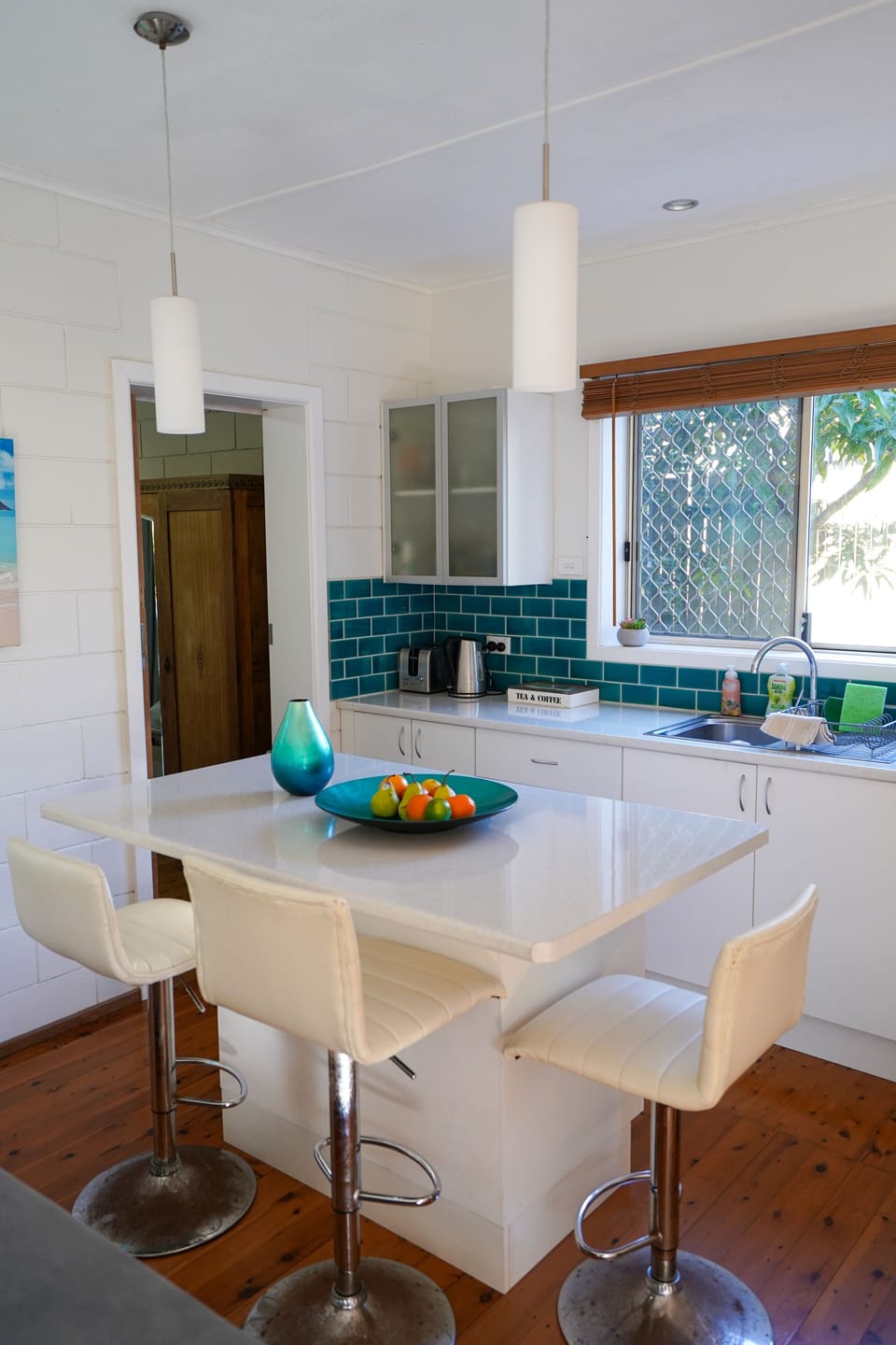 Dinning area inside.