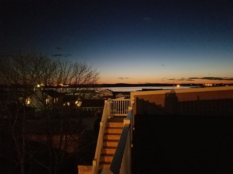 Beautiful view from the roof top deck!
