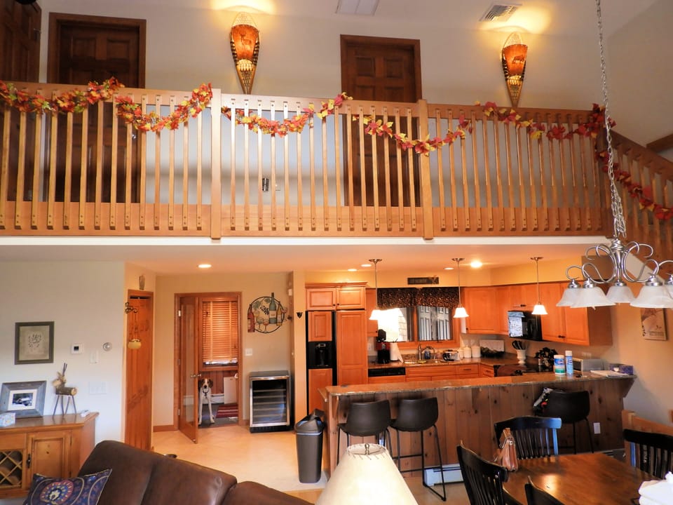 Open entertaining spaces for down time.