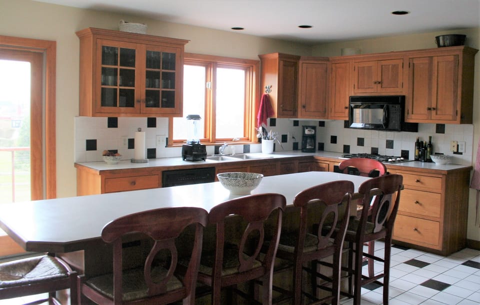 large open floorplan kitchen