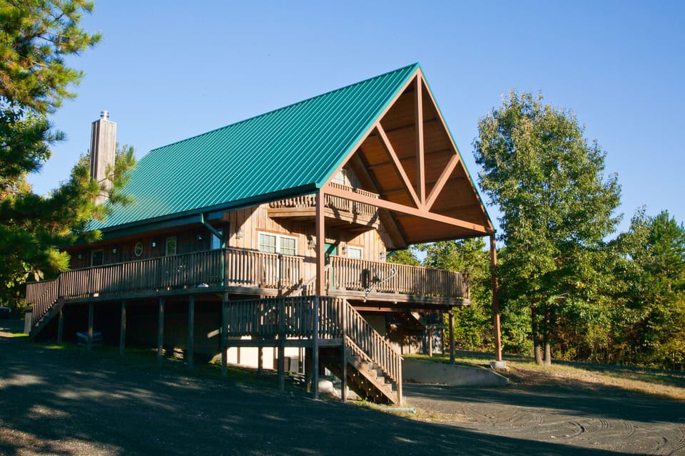 Back View of Cabin