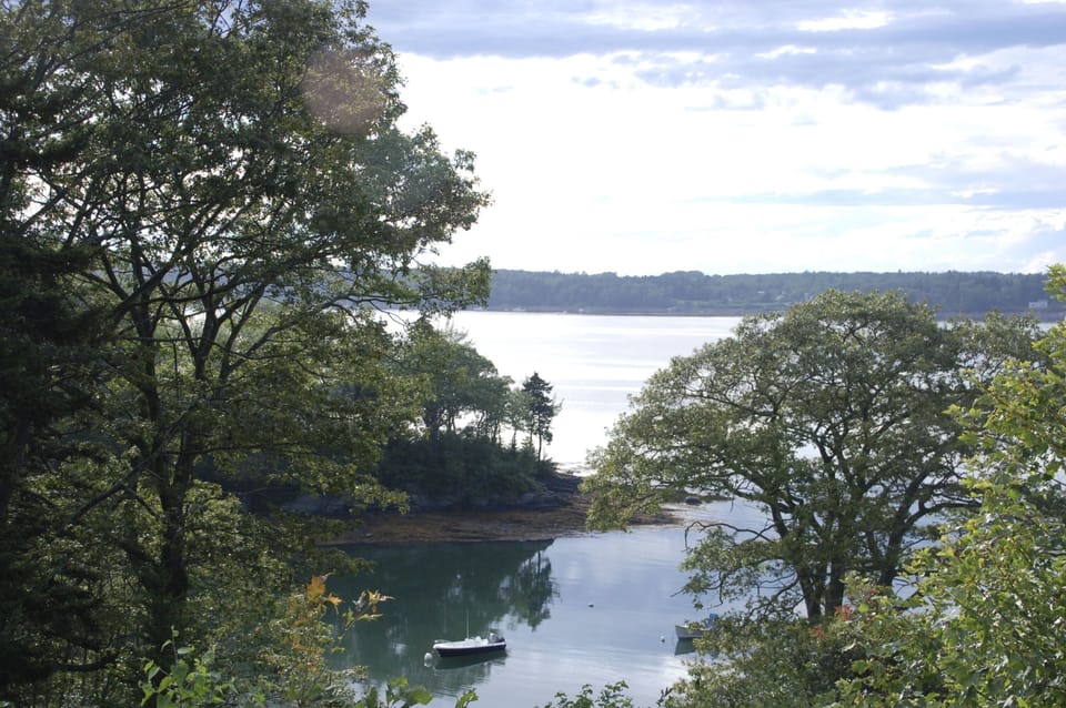 You just want to jump in! An inviting view of Beal's Cove from the porch. 