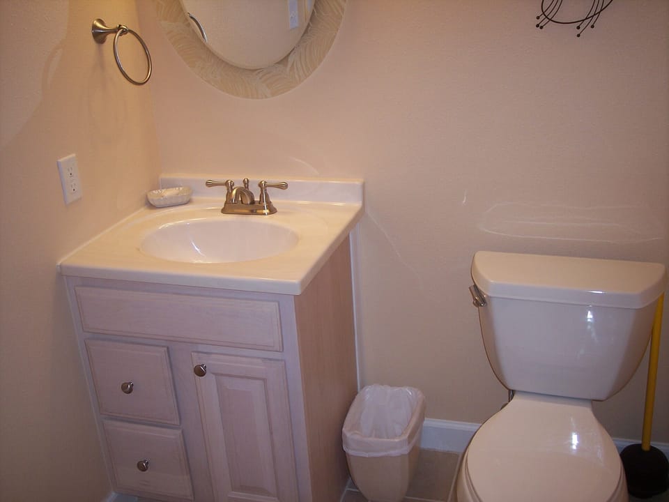 large 1/2 bathroom