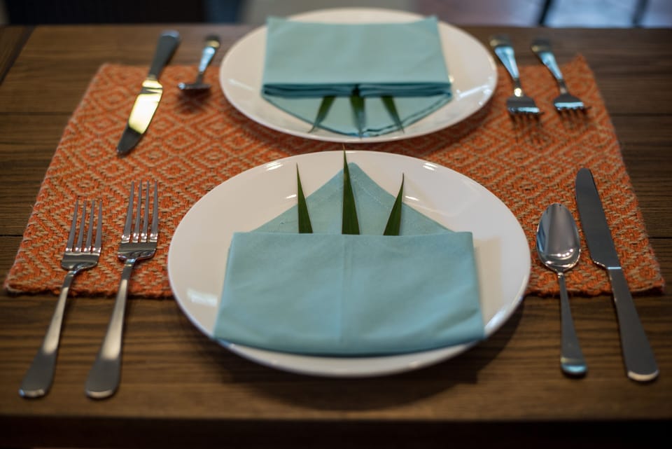 All furnishings - including silverware & plateware - were purchased new in 2017.