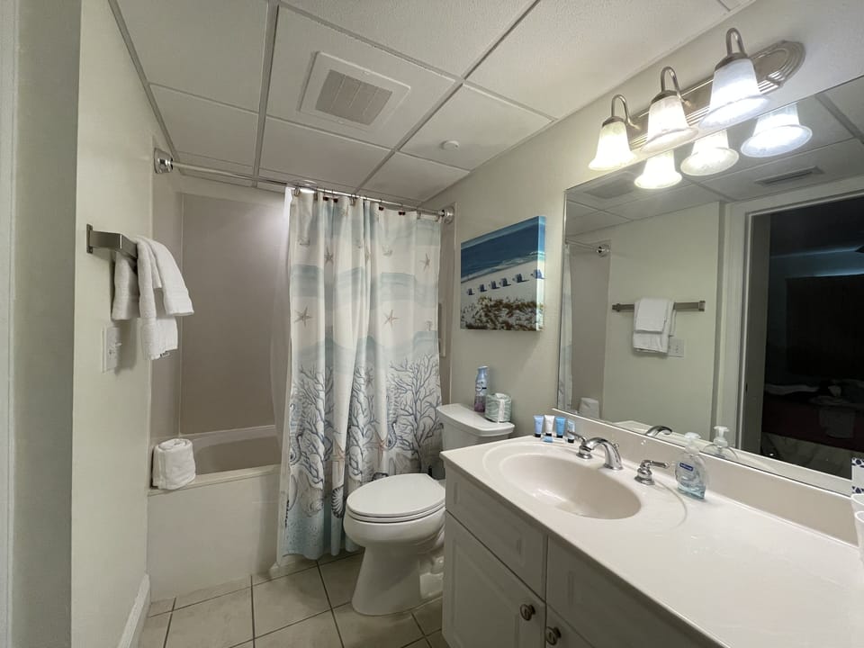 Bathroom with marble tub and sink