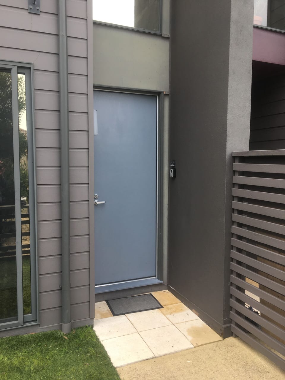 Front door.