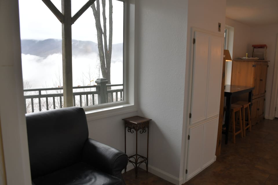 Lower floor reading nook off entry hall