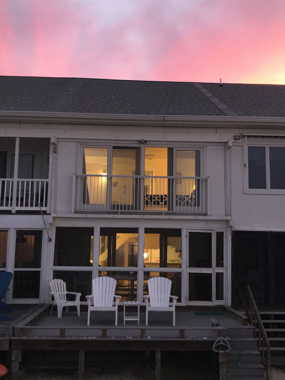 View of house from the beach
