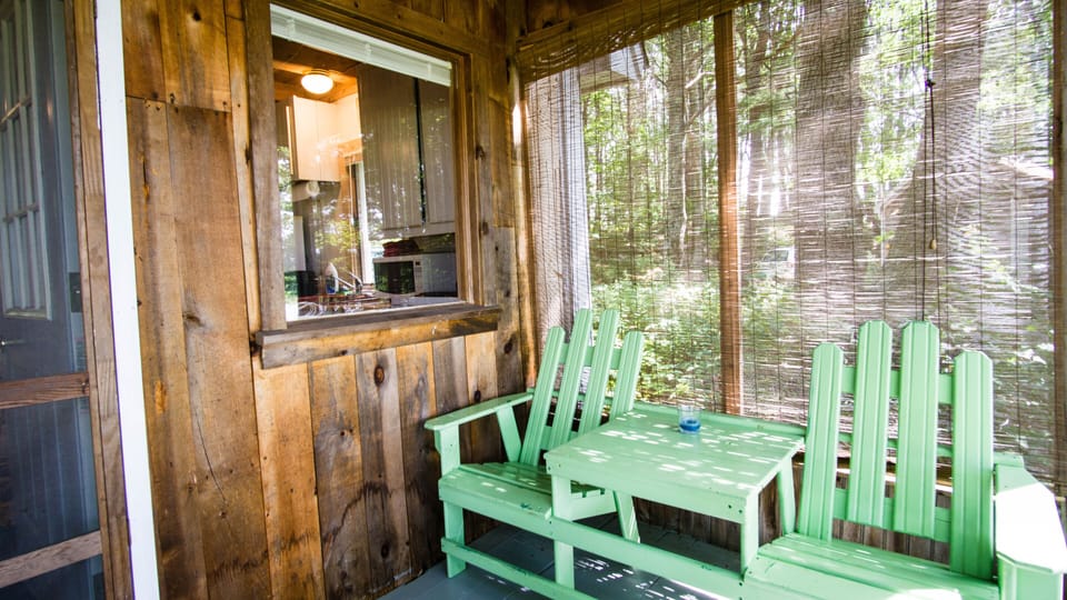 Looking left on the porch