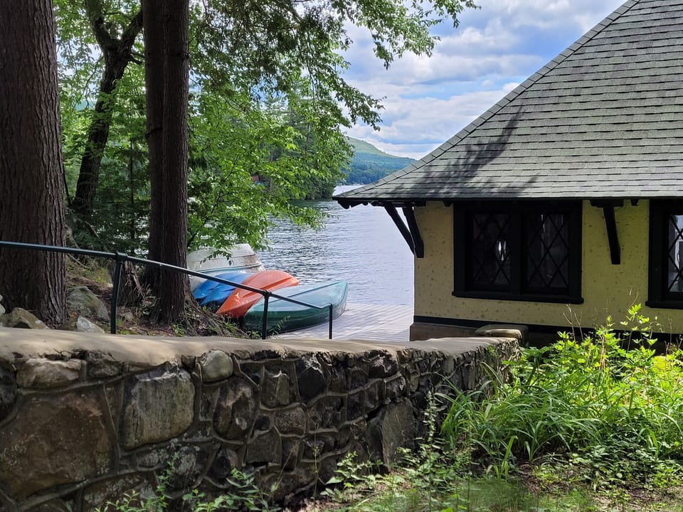 Charlene walkway to dock