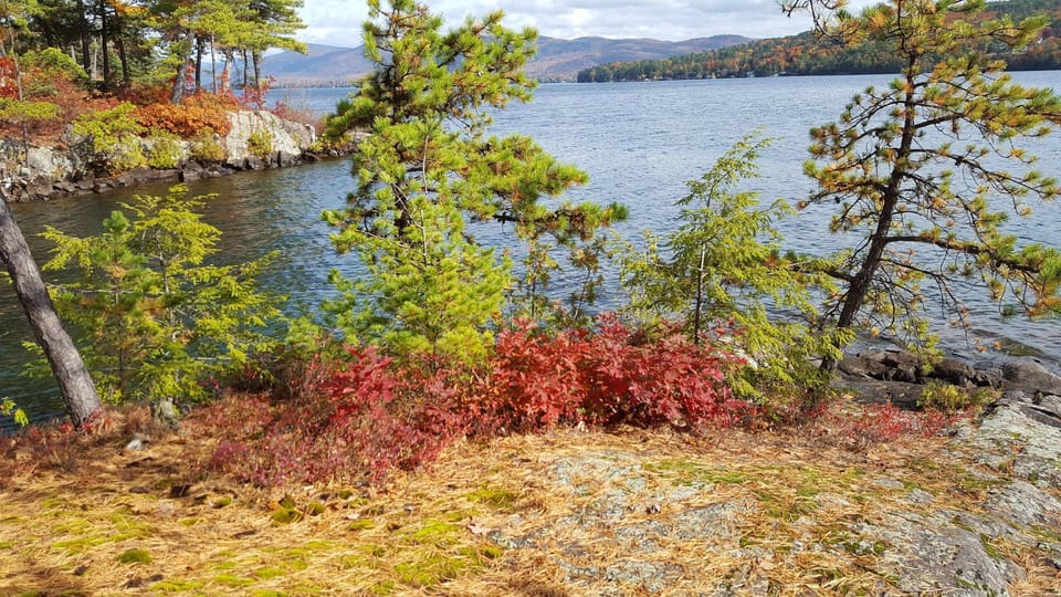 View north from Picnic Point in autumn