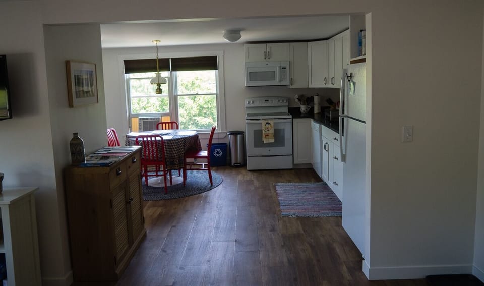 Kitchen and dining area