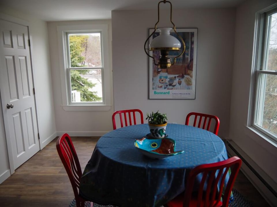 Dining area, door to half bath.