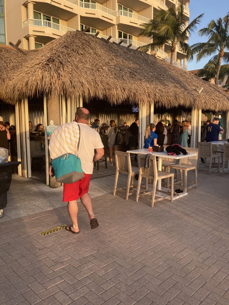 Tiki Bar at Lido Key Resort Hotel - about 2 min walk